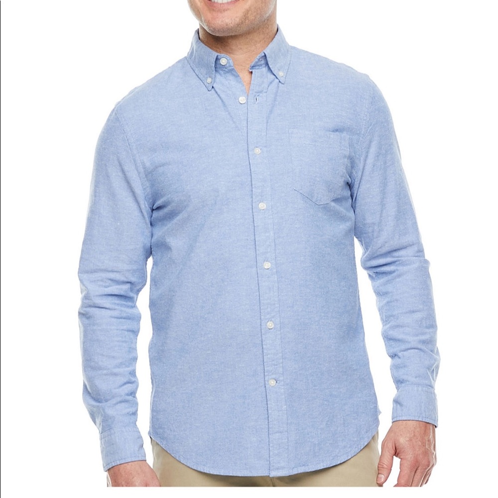 St. John’s Bay Comfort Flex Super Soft Oxford Shirt